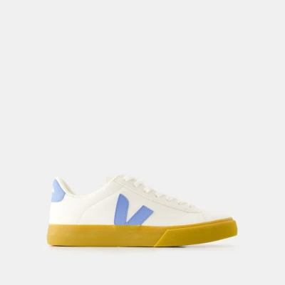 Abbildung von Veja Campo Sneaker low, Herren, Größe: 44, Extra white/aqua Leder