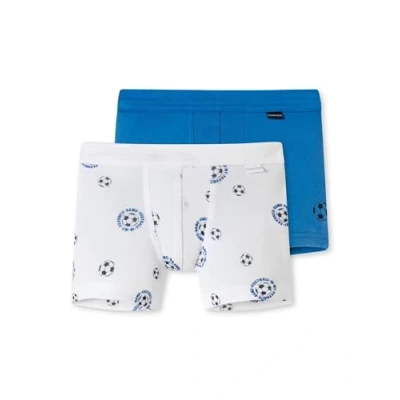 Abbildung von Schiesser Jungen 2 PACK Short mit weichem Bündchen Unterwäsche Feinripp 100% Organic Bio Baumwolle Größe 92 bis 164
