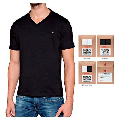 Abbildung von Replay 2 PACK Tshirt basic, Herren, Größe: Medium, Black