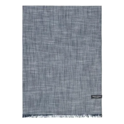 Abbildung von Marc O&#039;Polo IN FEIN Doubleface Schal, Herren, Größe: One Size, Dark navy