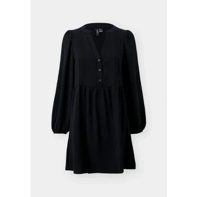 Abbildung von Vero Moda Vmemma Dress Freizeitkleid, Damen, Größe: XS, Black