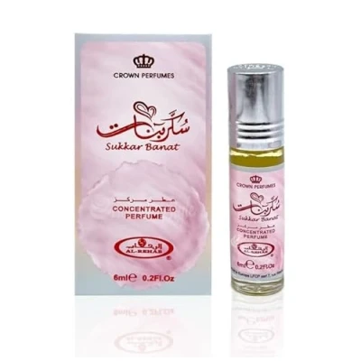 Abbildung von Al Rehab Concentrated Perfume 6 ml Sukkar Banat Parfümöl Misk Parfum Duft für Herren &amp; Damen Moschus