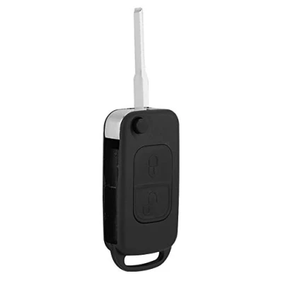 Abbildung von Ersatz Schlüsselgehäuse Autoschlüssel Austausch des Schlüsselanhängergehäuses Flip 2 Button Remote Key Fob Case Shell Cover für SLK Klasse E113 ACES W168