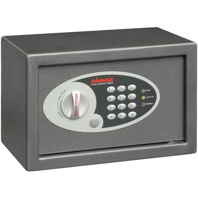 Abbildung von Phoenix Tresor &quot;Vela Home &amp; Office Safes SS0801E&quot;, elektronisches Tastenschloss, Innenbeleuchtung, B/T/H: 30,5x16x19,5 cm