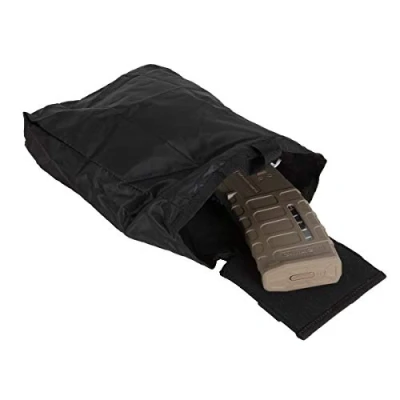 Abbildung von Tasmanian Tiger Magazintasche TT Dump Pouch Light, Black, 10 x 1 cm, 0.1 Liter, 7643