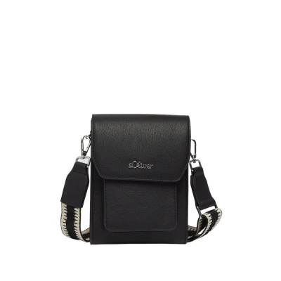 Abbildung von s.Oliver Handliche MINI MIT Smartphonefach UND Magnetverschluss Umhängetasche, Damen, Größe: One Size, Schwarz