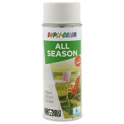 Abbildung von Dupli Color 466922 ALL SEASON RAL 9010 reinweiß glänzend 400 ml