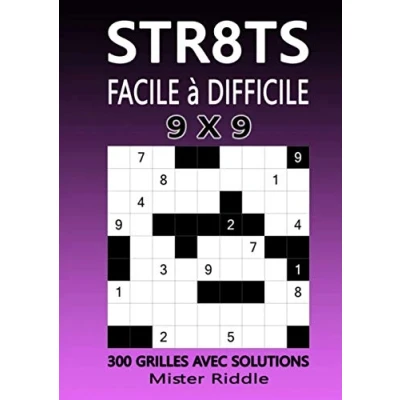 Abbildung von STR8TS 9 x FACILE à DIFFICILE 300 GRILLES AVEC SOLUTIONS
