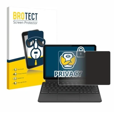 Abbildung von BROTECT Anti Spy Blickschutzfolie für Lenovo IdeaPad Duet Chromebook 10.1&quot; (im Querformat) Privacy Screen Protector [Displayschutz, Sichtschutz]