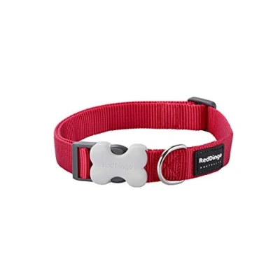 Abbildung von Red Dingo Nylon Hundehalsband, rot, M (DC ZZ RE 20)