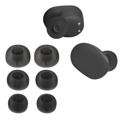 Abbildung von kwmobile 6X Polster kompatibel mit JBL Tune Buds 3 Größen Silikon Ohrstöpsel In Ear Kopfhörer