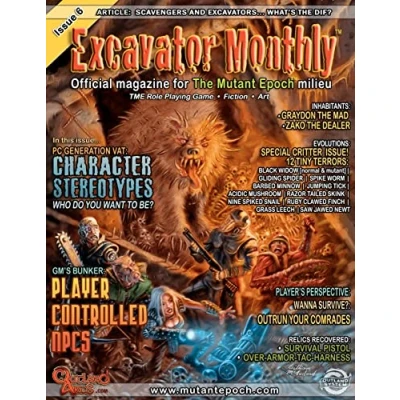 Abbildung von Excavator Monthly Issue 6: Alexander Waby (The Mutant Epoch Role Playing Game)