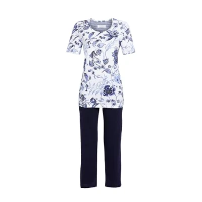 Abbildung von Ringella Pyjama, Oberteil mit Floraldessin und 7/8 Hose (2 tlg)