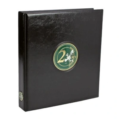 Abbildung von Safe, Premium, Album (4 Ringe) für 2 Euro Münzen 2011/2015 Schwarz Abm: 235x265x45 mm. pro Stk.