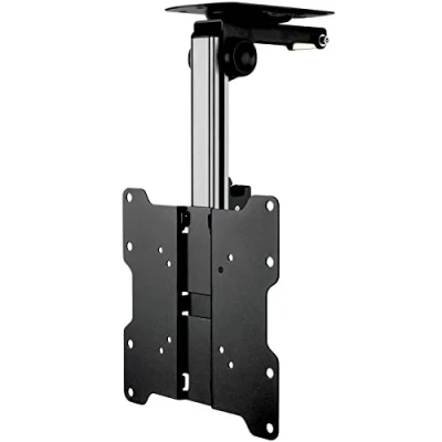Abbildung von SO TECH® klappbare drehbare höhenverstellbare neigbare Halterung für 17 37 Zoll TV Deckenhalterung, (für Dachschrägen und auch ideal Caravan Wohnmobil)