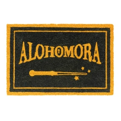 Abbildung von Grupo Erik Kokosmatte Fußmatte Harry Potter Alohomora Schmutzfangmatte ca. 40x60 cm Fussmatte Lustig Türmatte Innen Merch