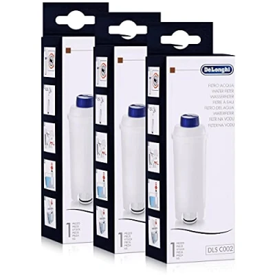 Abbildung von DeLonghi Wasserfilter für Kaffemaschinen geeignet ECAM, ESAM, ETAM, BCO,EC... , 3 Stück (1er Pack )