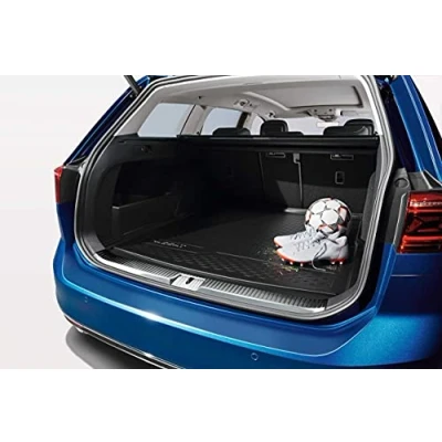 Abbildung von Volkswagen 3G9 061 161 Gepäckraumschale Schwarz, Fahrzeuge mit variablem Ladeboden obere Position