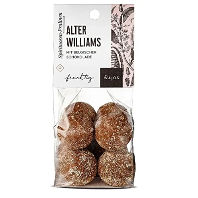 Abbildung von Wajos Likör Pralinen Alter Willi mit Creme Füllung 100g