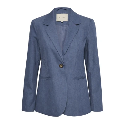 Abbildung von Kaffe Kasakura Blazer, Damen, Größe: 34, Vintage indigo