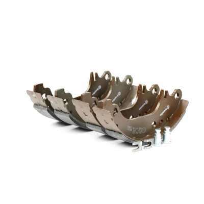 Abbildung von BREMBO S 61 535 Bremsbacken 180 32 mit Zubehör PEUGEOT: 106 II Schrägheck, I 205 CITROËN: Saxo AX