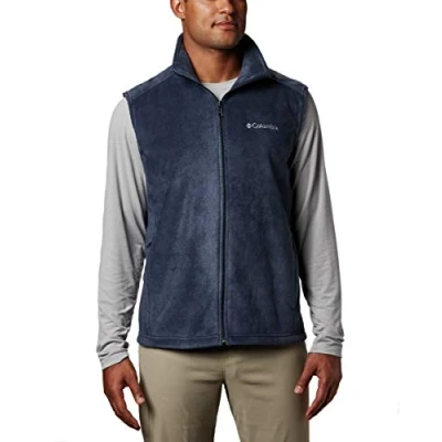 Abbildung von Columbia Herren Steens Bergweste Fleece Weste, Collegiate Marineblau, XL
