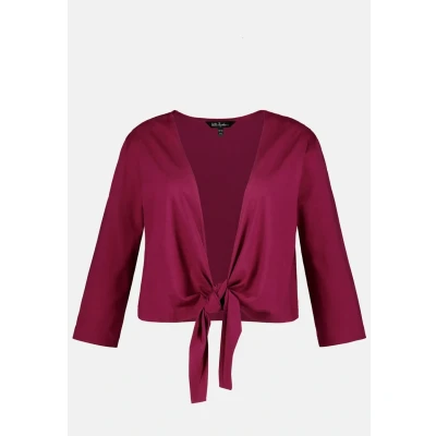 Abbildung von Ulla Popken Bolero Strickjacke, Damen, Größe: 58/60, Magnolia red