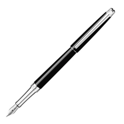 Abbildung von Caran d&#039;Ache Léman Slim Ebony Black ST FP M