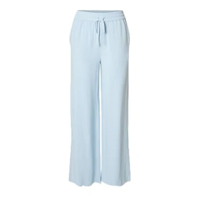 Abbildung von Selected Femme Slfviva Gulia LONG Stoffhose, Damen, Größe: 34, Cashmere blue