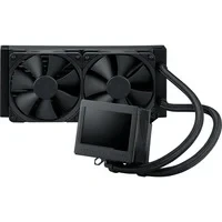 Abbildung von ASUS ROG Ryujin III 240 All in One Flüssig CPU Kühler (3,5 Zoll LCD, Asetek Pumpe der 8. Generation, 2x Noctua 2000 PWM 120mm Radiatorlüfter, schwarz)