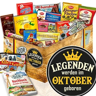 Abbildung von Legenden Oktober/Geschenkbox Oktober/Geschenk Schokolade DDR