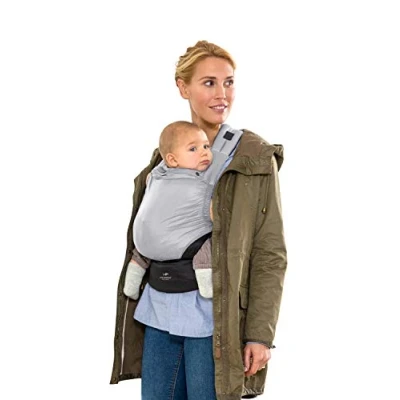 Abbildung von AMAZONAS Babytrage Smart Carrier Ultra Light Stone nur 370 g Eigengewicht für 0 3 Jahre bis 15 kg