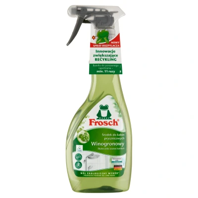 Abbildung von Frosch, Spray do czyszczenia kabin prysznicowych, winogronowy, 500 ml