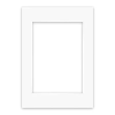 Abbildung von nielsen Conservation Passepartout Karton 2,2 mm Außenformat 59,4x84,1 cm (DIN A1) für Bildformat 42x59,4 A2) Reinweiß (hellweiß) Glatte Oberfläche
