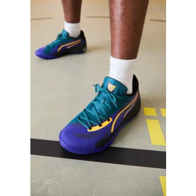 Abbildung von Puma Allpro Nitro Crowd Craze Basketballschuh, Größe: 42, Lapis lazuli cold green black Textil