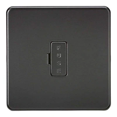 Abbildung von Knightsbridge SF6000MBB Screwless 13 A Sicherung, Mattes schwarz