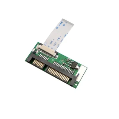 Abbildung von KALEA INFORMATIQUE ZIF LIF 1.8 24 Punkt (12.5mm) zu SATA Konverter mit LIF24 Flachbandkabel im Lieferumfang enthalten.