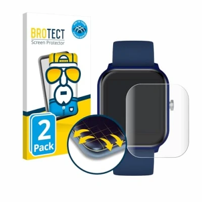 Abbildung von BROTECT 2 Stück Full Cover Schutzfolie für ICE Watch smart 1.4&quot; Screen Displayschutz Folie [3D Curved, Kristall Klar]