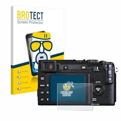 Abbildung von BROTECT Entspiegelungs Schutzglas für Fujifilm X E1 Schutz Folie Panzerfolie Glas Matt [Extrem Kratzfest 9H, Anti Reflex, Fingerprint]
