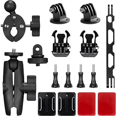 Abbildung von AKASO Action Cam Motorrad Set kompatibel mit EK7000/EK7000 pro/Brave 4/Brave 4 7 LE/Brave 7/Brave 8/V50X/V50 Pro/V50 Elite/GoPro Hero 11 10 9 8 7/DJI/Apexcam Kamera