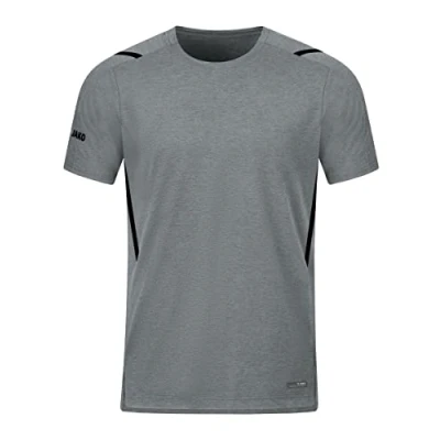 Abbildung von JAKO Challenge Tshirt print, Herren, Größe: Large, Grauschwarz