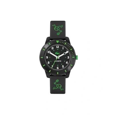Abbildung von Lacoste Analog Quarzuhr für Kinder Kollektion Mini Tennis mit Schwarzes Silikonarmband 2030061