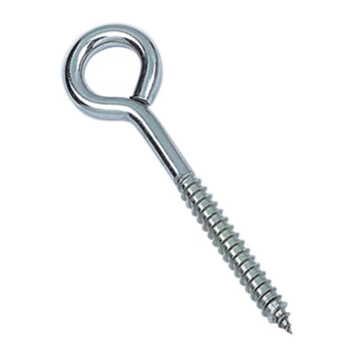 Abbildung von Ösenschraube mit Holzgewinde schwer 8 x 108 mm Auge 20 Edelstahl 316 (A4)