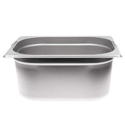 Abbildung von ALLPAX GN Behälter mit Griff 1/2 Höhe: 150 mm Edelstahl 9,5 l Füllmenge Gastronormbehälter kaufen