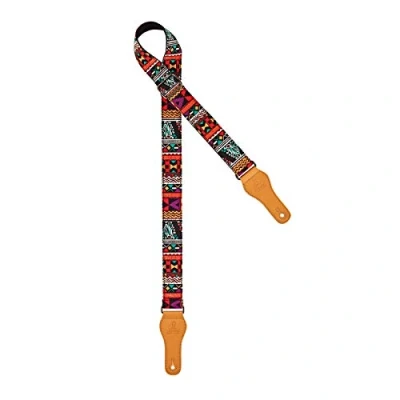 Abbildung von Ortega Guitars Ukulele Gurt Verstellbar World Series Baumwolle, Frisco Dance (OCS 430U)
