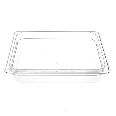 Abbildung von GN Behälter 1/2 Polycarbonat 65 mm Höhe 3,5 l Füllmenge 32,5 x 26,5 transparent Gastro Gastronormbehälter Kunststoff PC kaufen