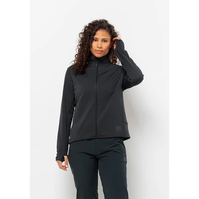 Abbildung von Jack Wolfskin BIKE Commute W Fleecejacke, Damen, Größe: Large, Phantom