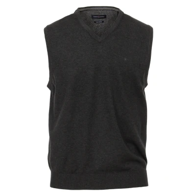 Abbildung von CASAMODA Pullunder V Ausschnitt Prima Cotton Strick anthrazit Gr. M