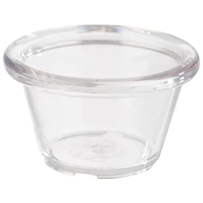 Abbildung von APS 40760 Dipschälchen, 12er Set, Kunststoff, Ø 6 cm, Höhe 3,5 transparent