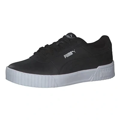Abbildung von Puma Carina 2.0 Sneaker low für Kinder, Größe: 37.5, Black/silver Schuhe
